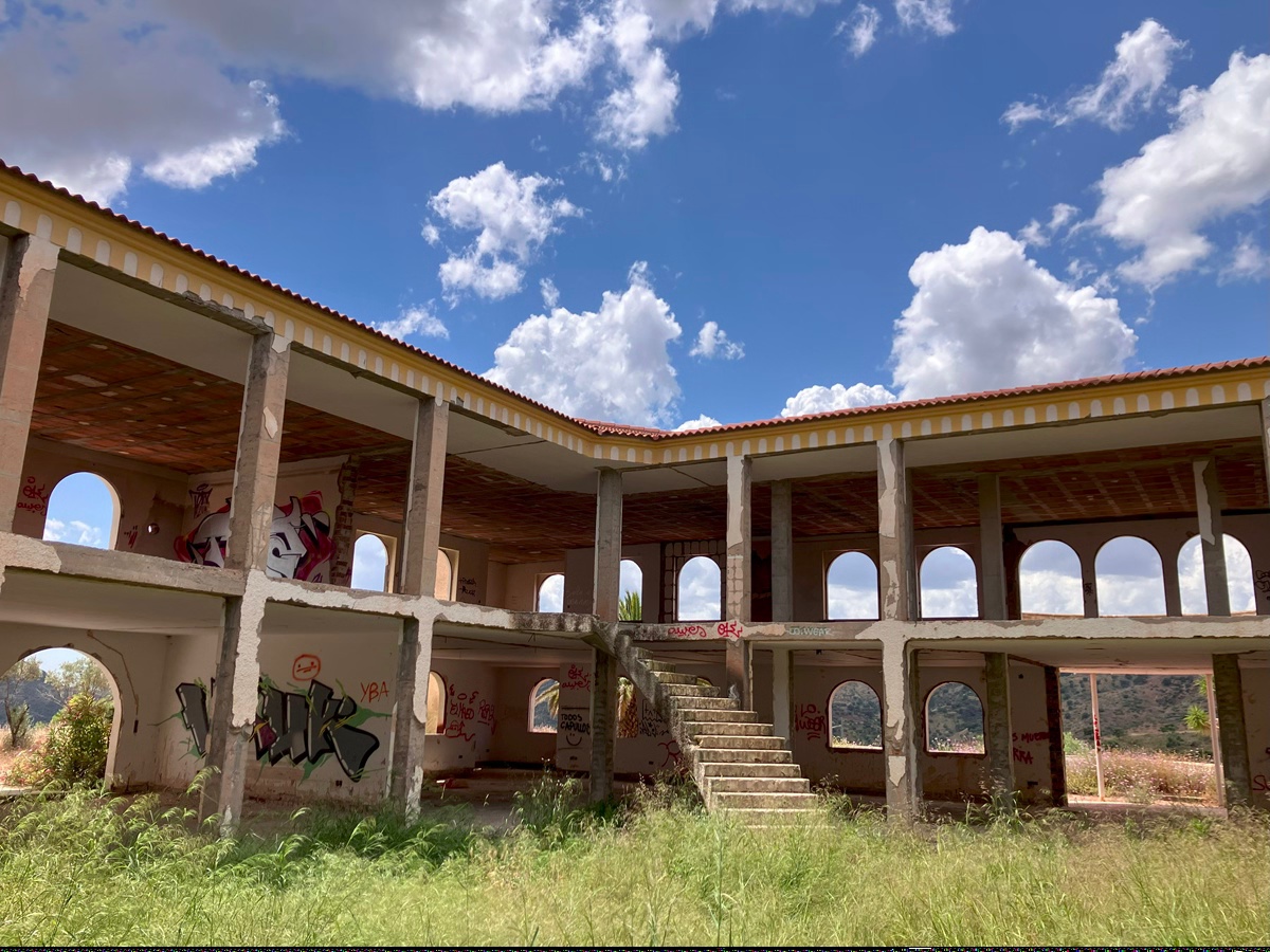 Abandoned hotel project in Andalusia. Copyright 2025 Uff Road