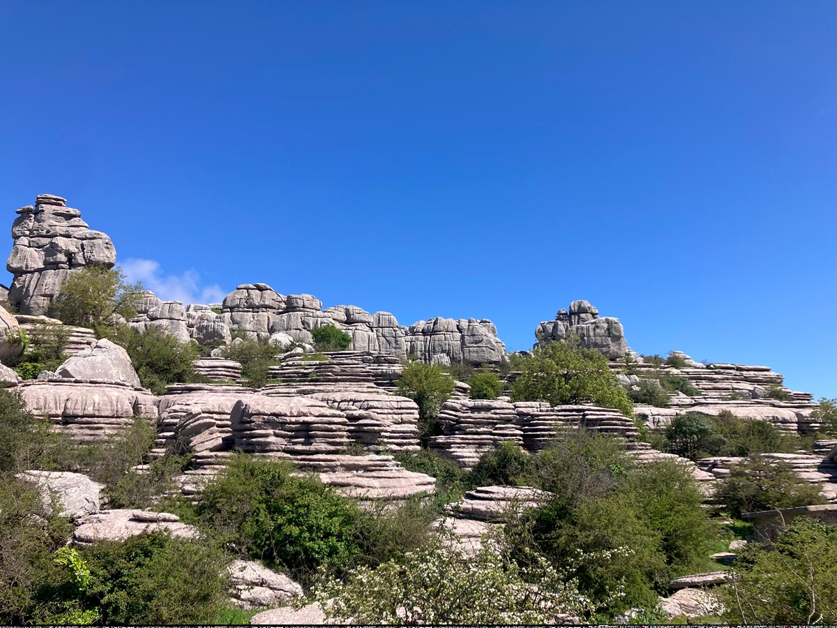 El Torcal Natural Park in Antequera in Andalusia. Photo Copyright 2025 Uff Road